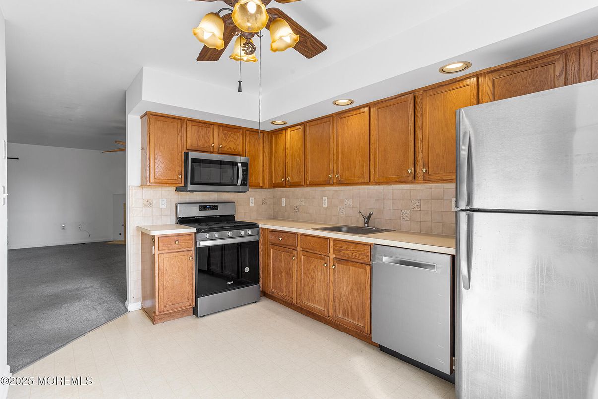 Interior, Kitchen, Recessed Lighting, Stainless Steel Appliances