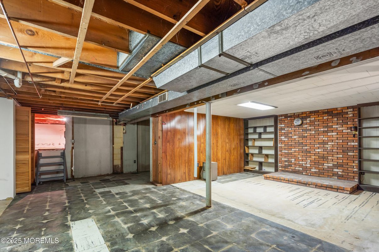 Interior, Stone Walls, Wooden Beams