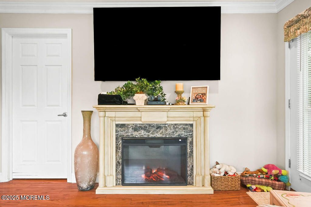 Fireplace, Interior, Wood Texture Flooring