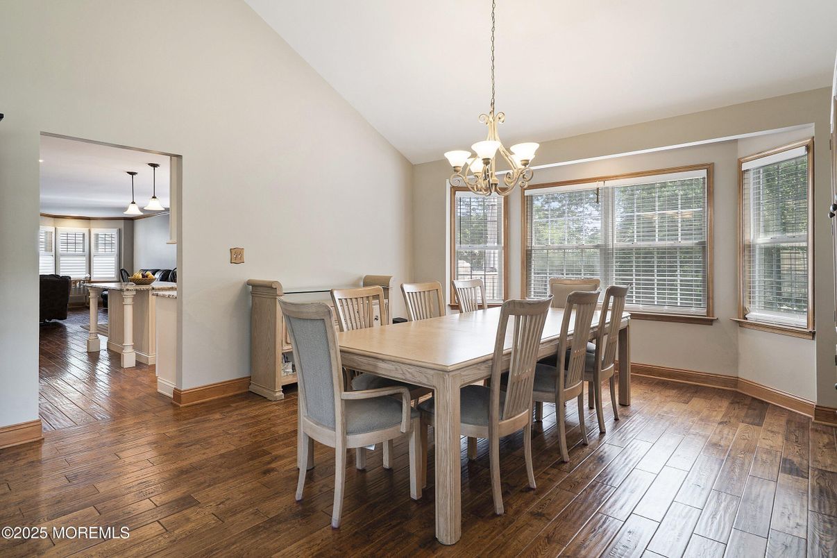 Chandelier, Dining room, Interior, Kitchen, Pendant Lights, Wood Texture Flooring