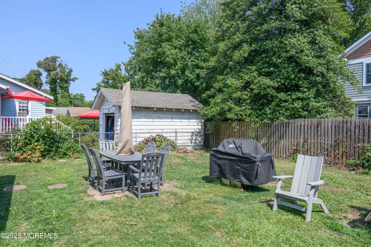 Backyard, Detached Garage, Exterior