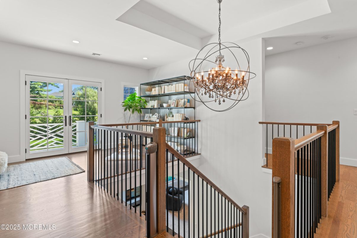 Chandelier, Interior, Recessed Lighting, Wood Texture Flooring