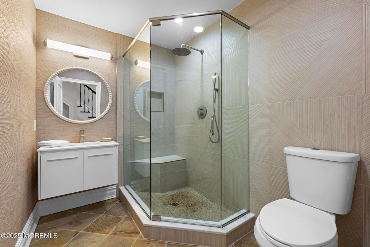 Bathroom, Glass Shower, Interior