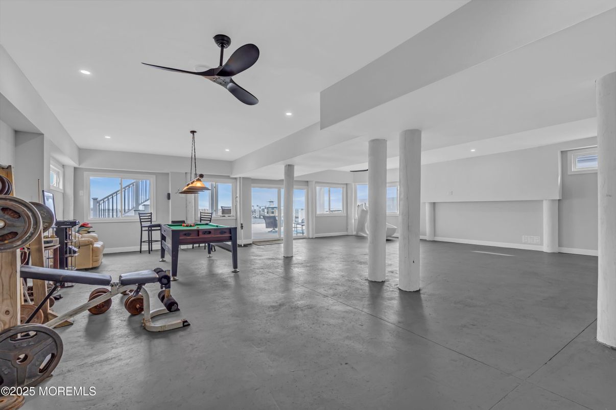 Billiard Table, Game Room, Interior, Pendant Lights, Recessed Lighting