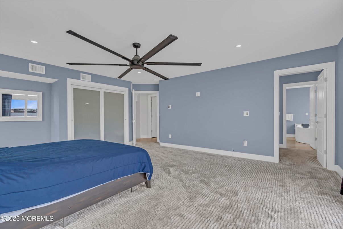 Bedroom, Interior, Recessed Lighting