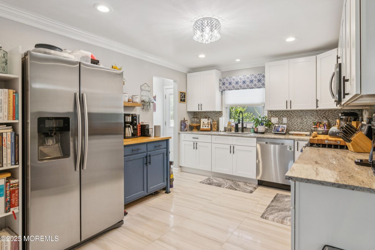 Interior, Kitchen, Recessed Lighting, Stainless Steel Appliances