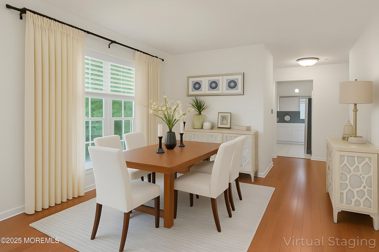 Dining room, Interior, Wood Texture Flooring