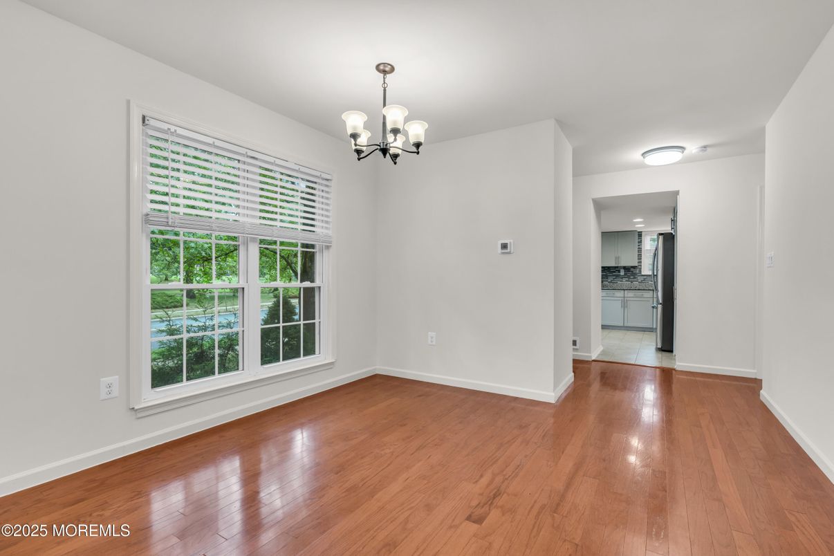 Chandelier, Empty room, Interior, Wood Texture Flooring