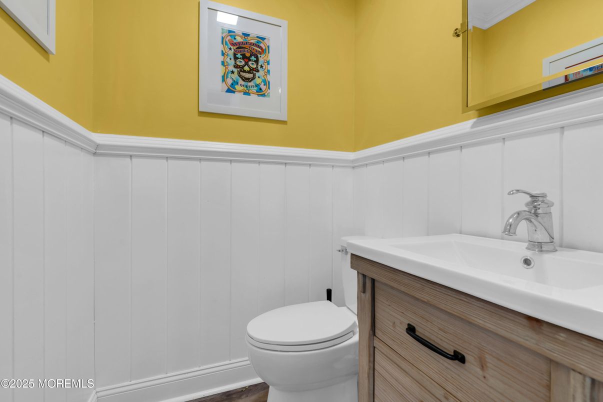 Bathroom, Interior, Wood Texture Flooring