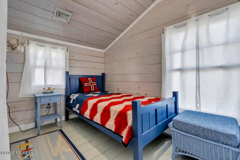 Bedroom, Interior, Wooden Ceilings, Wooden Walls