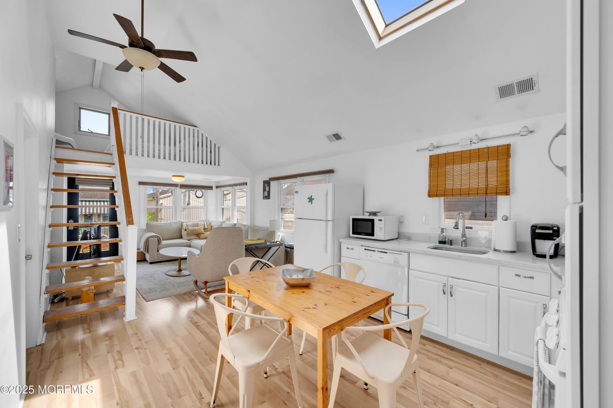 Dining room, Interior, Kitchen, Living room, Wood Texture Flooring