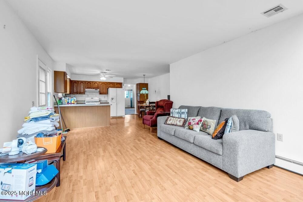 Interior, Kitchen, Living room, Wood Texture Flooring