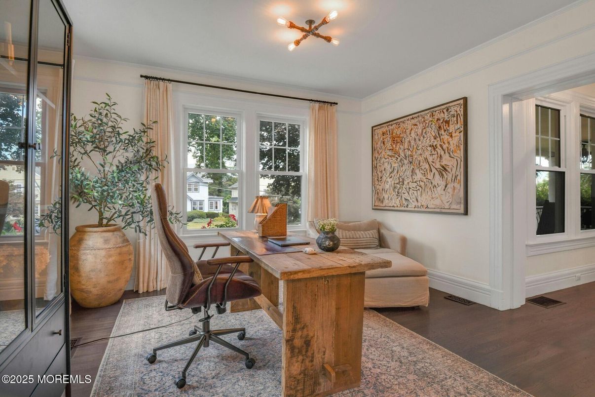 Home Office, Interior, Wood Texture Flooring