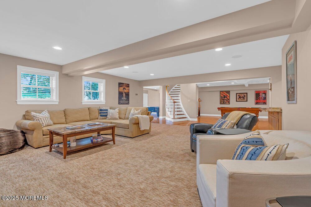 Interior, Living room, Recessed Lighting