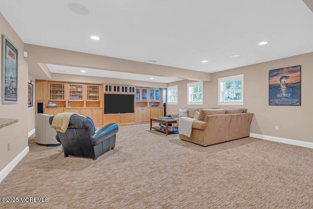 Interior, Living room, Recessed Lighting