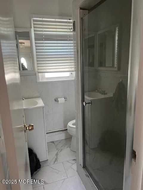 Bathroom, Glass Shower, Interior, Marble