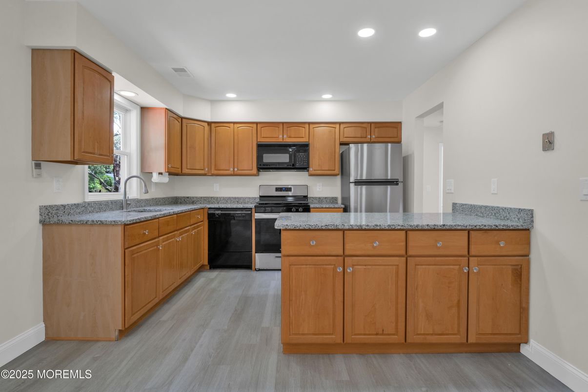 Interior, Kitchen, Recessed Lighting, Stainless Steel Appliances