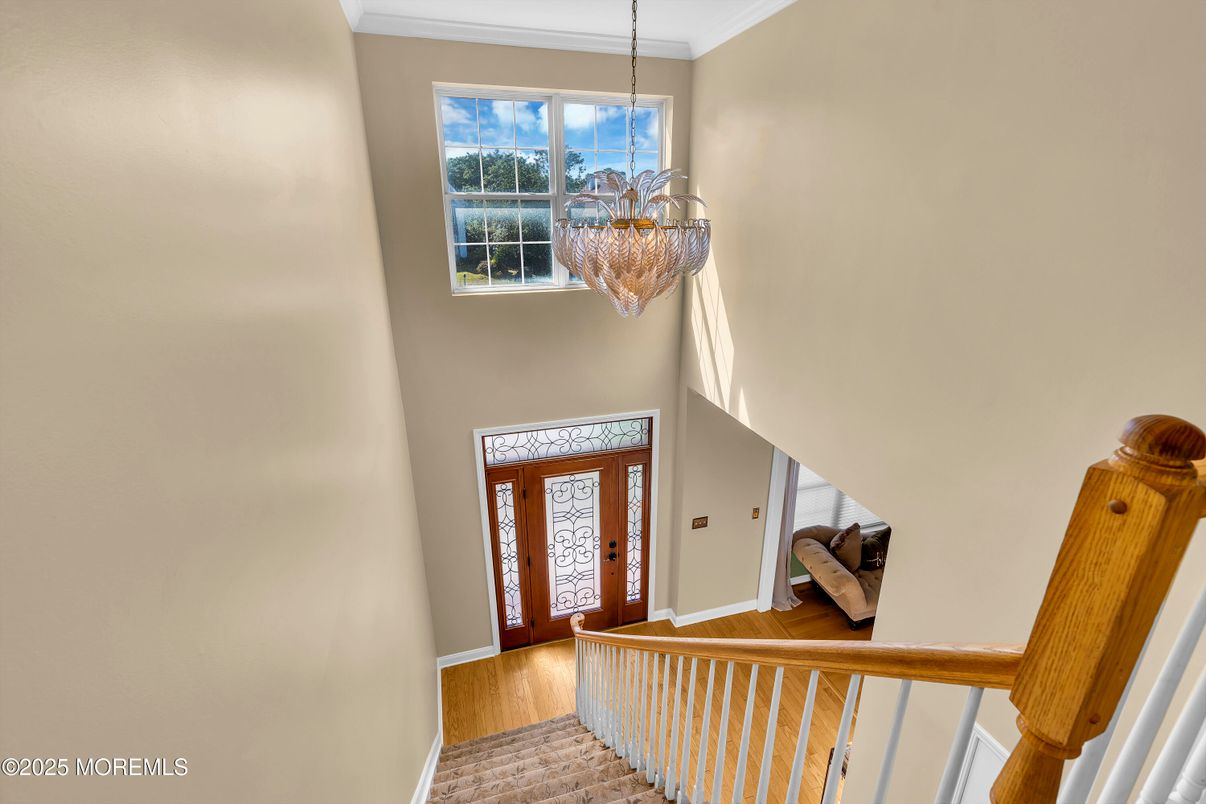 Chandelier, Interior, Wood Texture Flooring