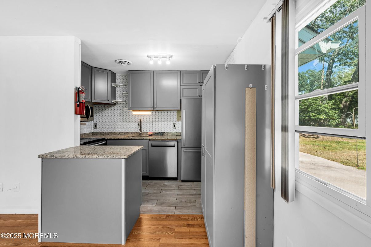 Interior, Kitchen, Wood Texture Flooring