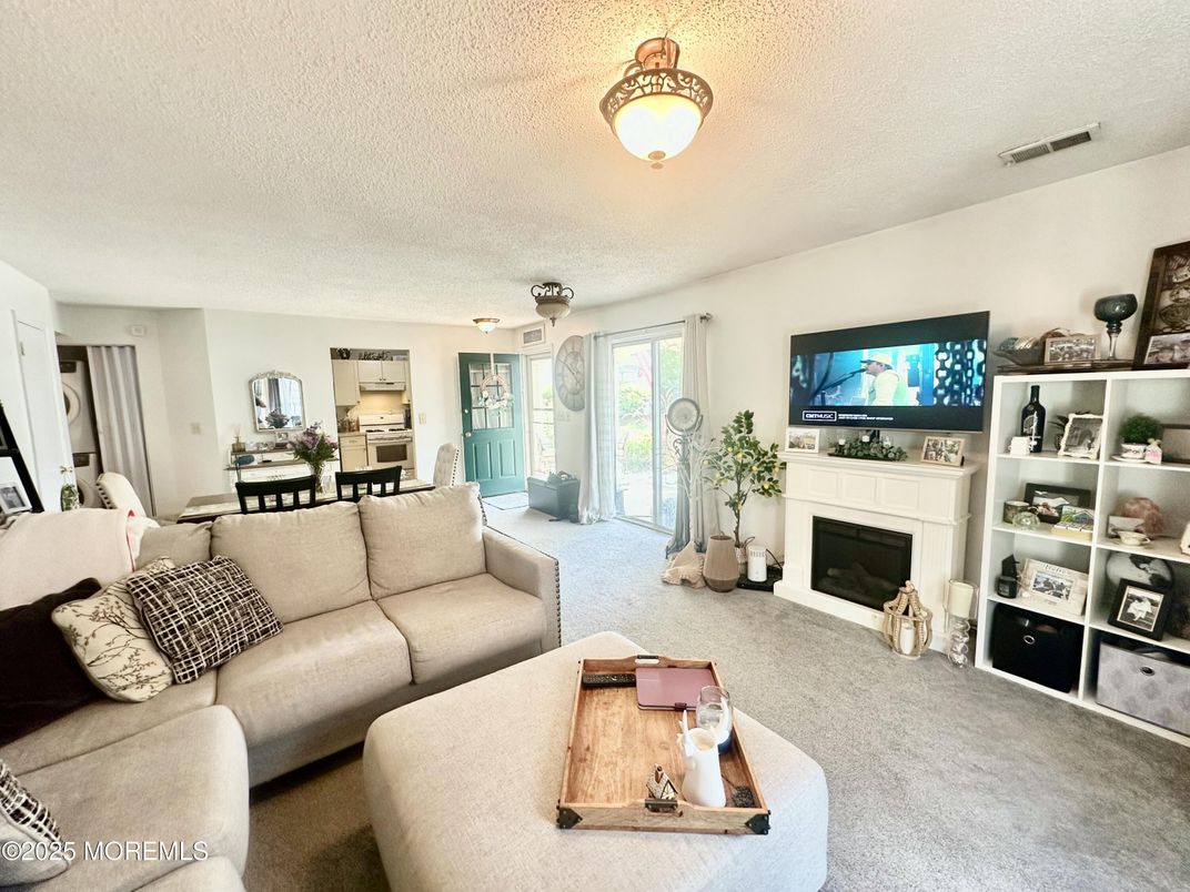 Dining room, Fireplace, Interior, Living room
