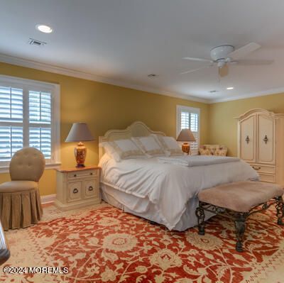 Bedroom, Interior, Recessed Lighting