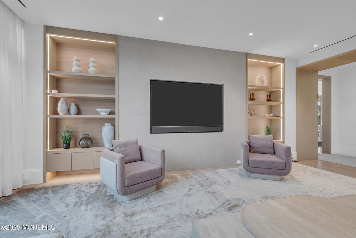 Interior, Marble, Recessed Lighting, Wood Texture Flooring