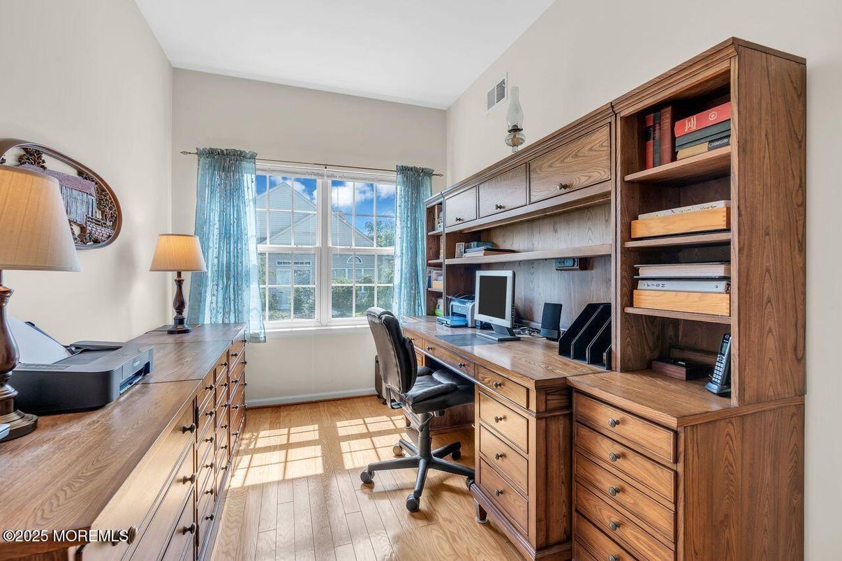 Home Office, Interior, Wood Texture Flooring