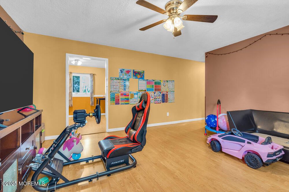 Fitness Equipment, Interior, Wood Texture Flooring