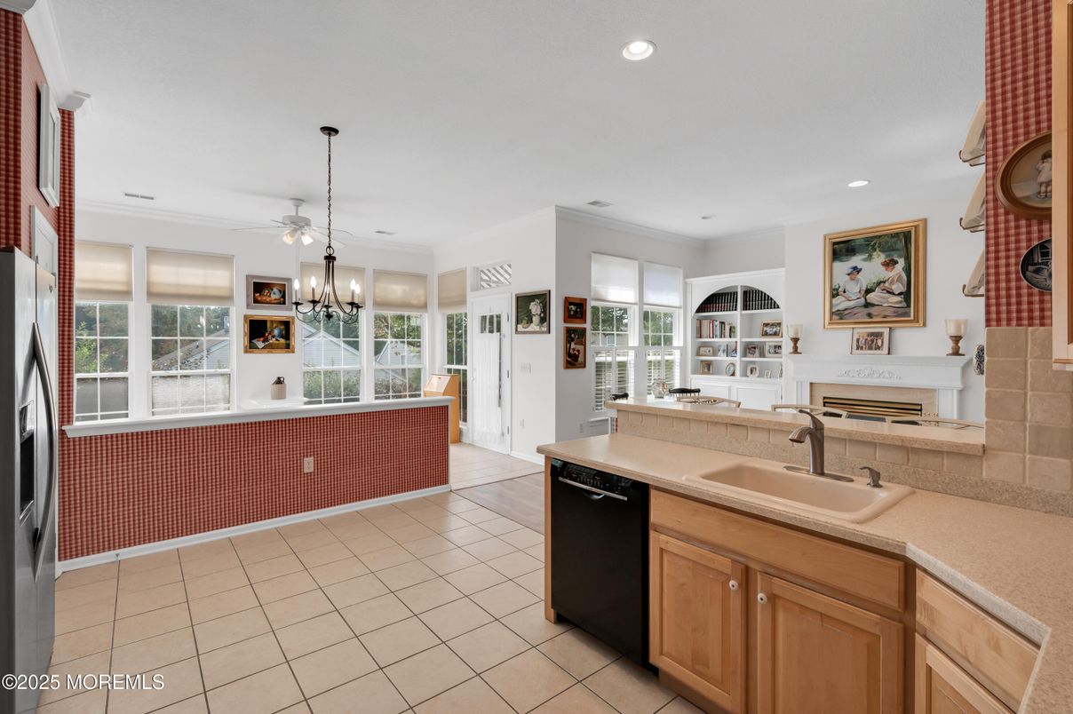 Interior, Kitchen, Pendant Lights, Recessed Lighting