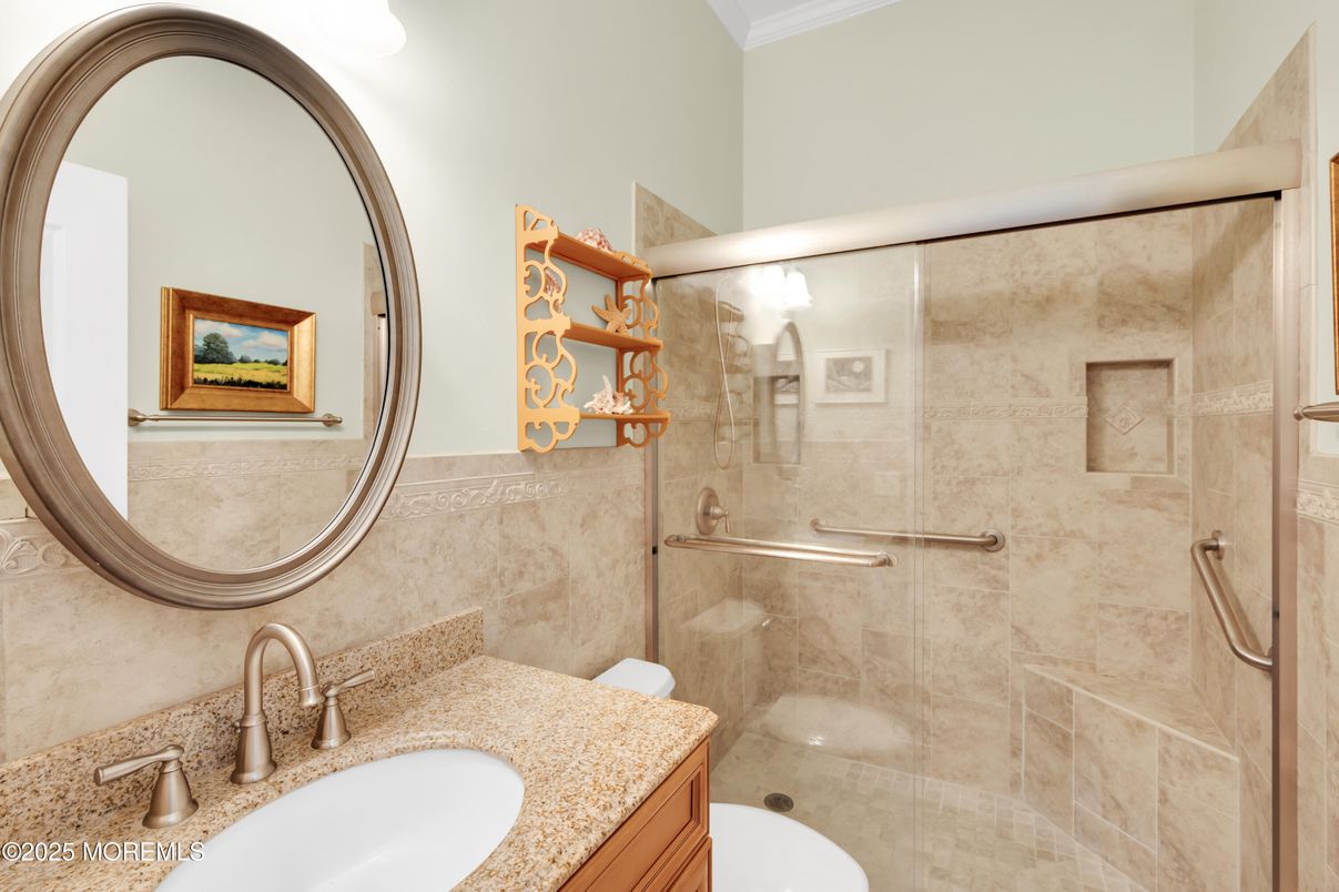 Bathroom, Glass Shower, Interior
