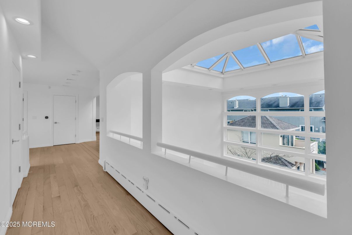 Glass Ceilings, Interior, Recessed Lighting, Wood Texture Flooring