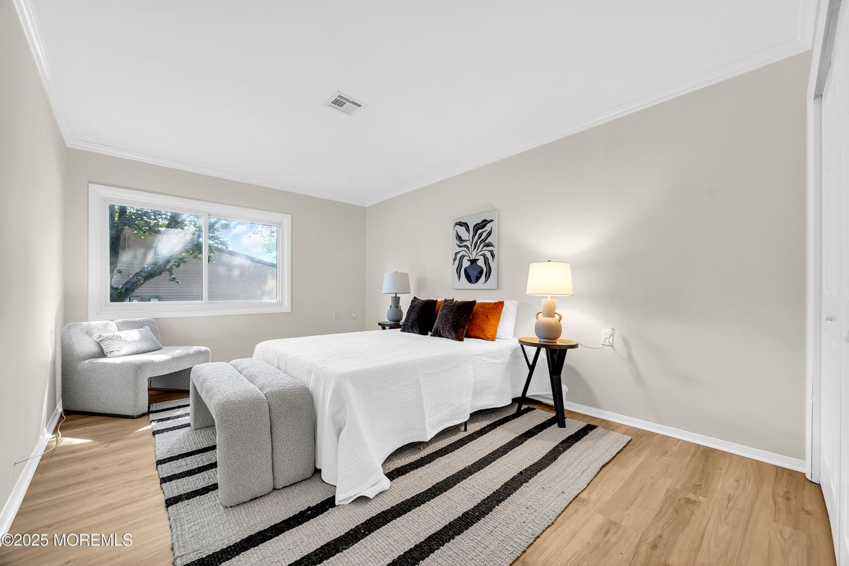Bedroom, Interior, Wood Texture Flooring