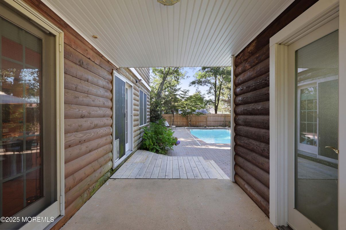 Exterior, Pool, Wooden Walls