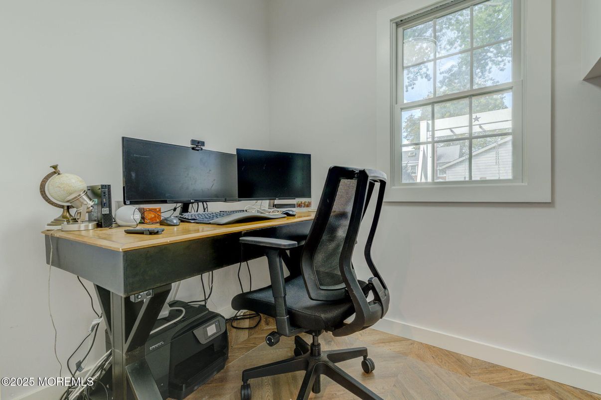 Home Office, Interior, Wood Texture Flooring