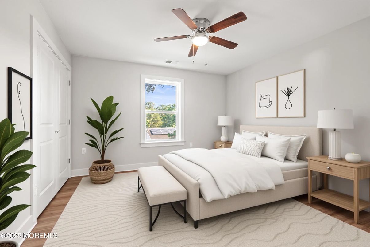 Bedroom, Interior, Wood Texture Flooring