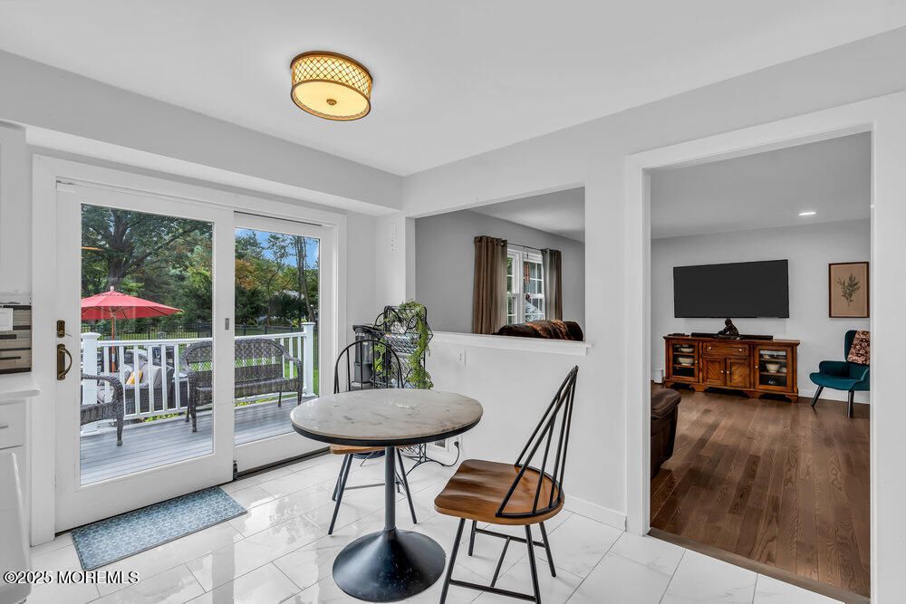 Interior, Marble, Recessed Lighting, Wood Texture Flooring