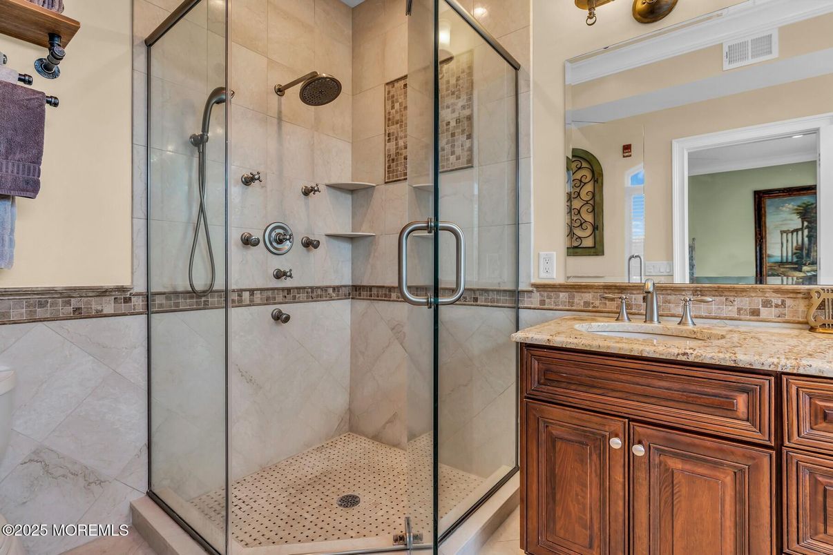 Bathroom, Glass Shower, Interior