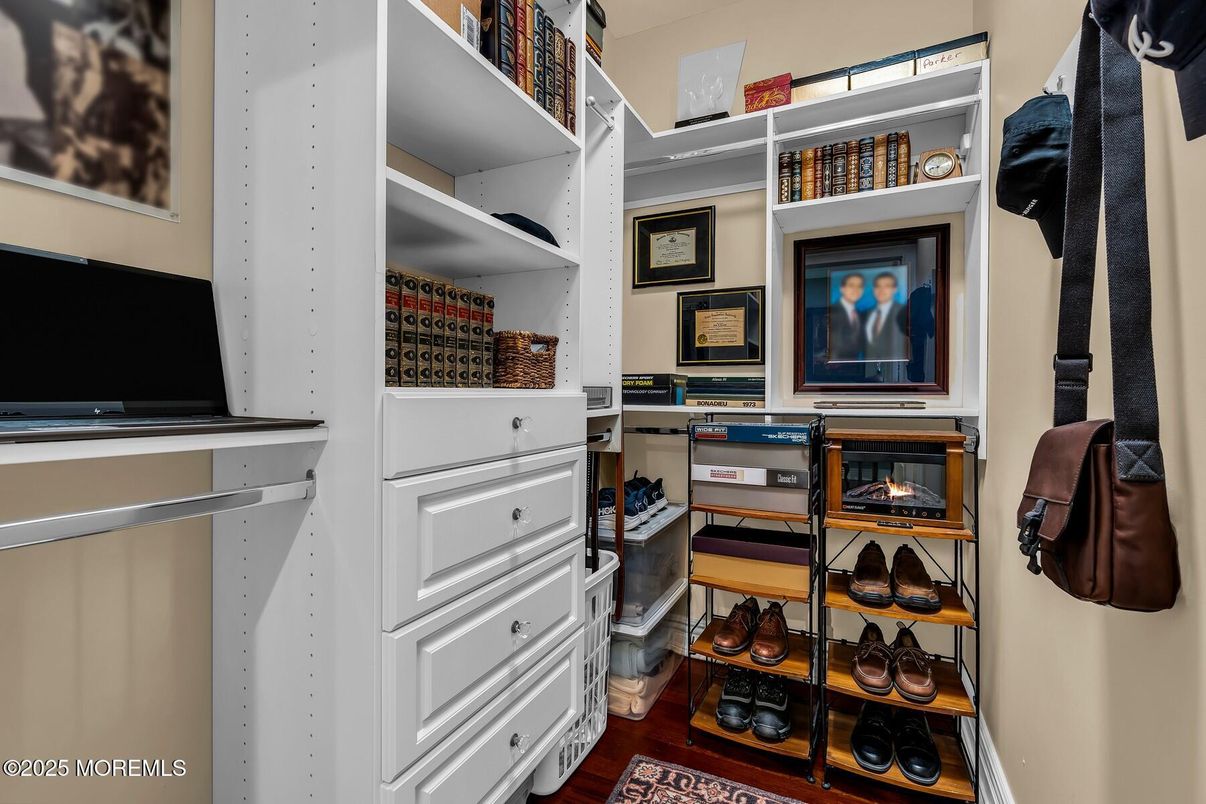 Interior, Walk-in Closets, Wood Texture Flooring