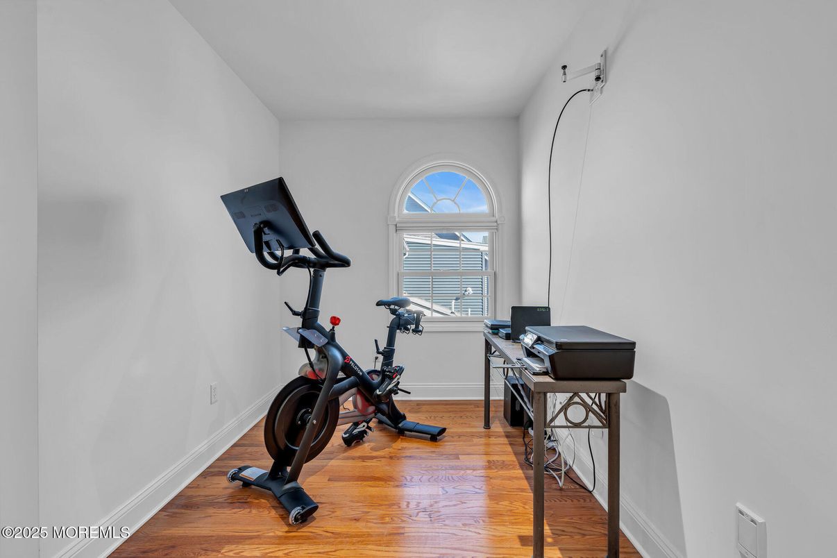 Fitness Equipment, Interior, Wood Texture Flooring