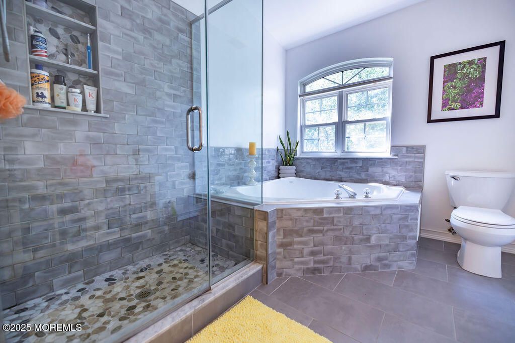 Bathroom, Glass Shower, Interior, Stone Walls