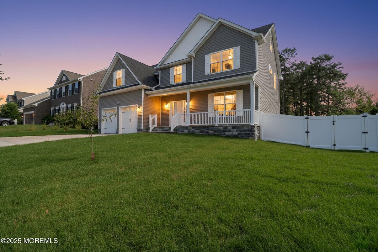 Attached, Backyard, Exterior, Facade, Farmhouse