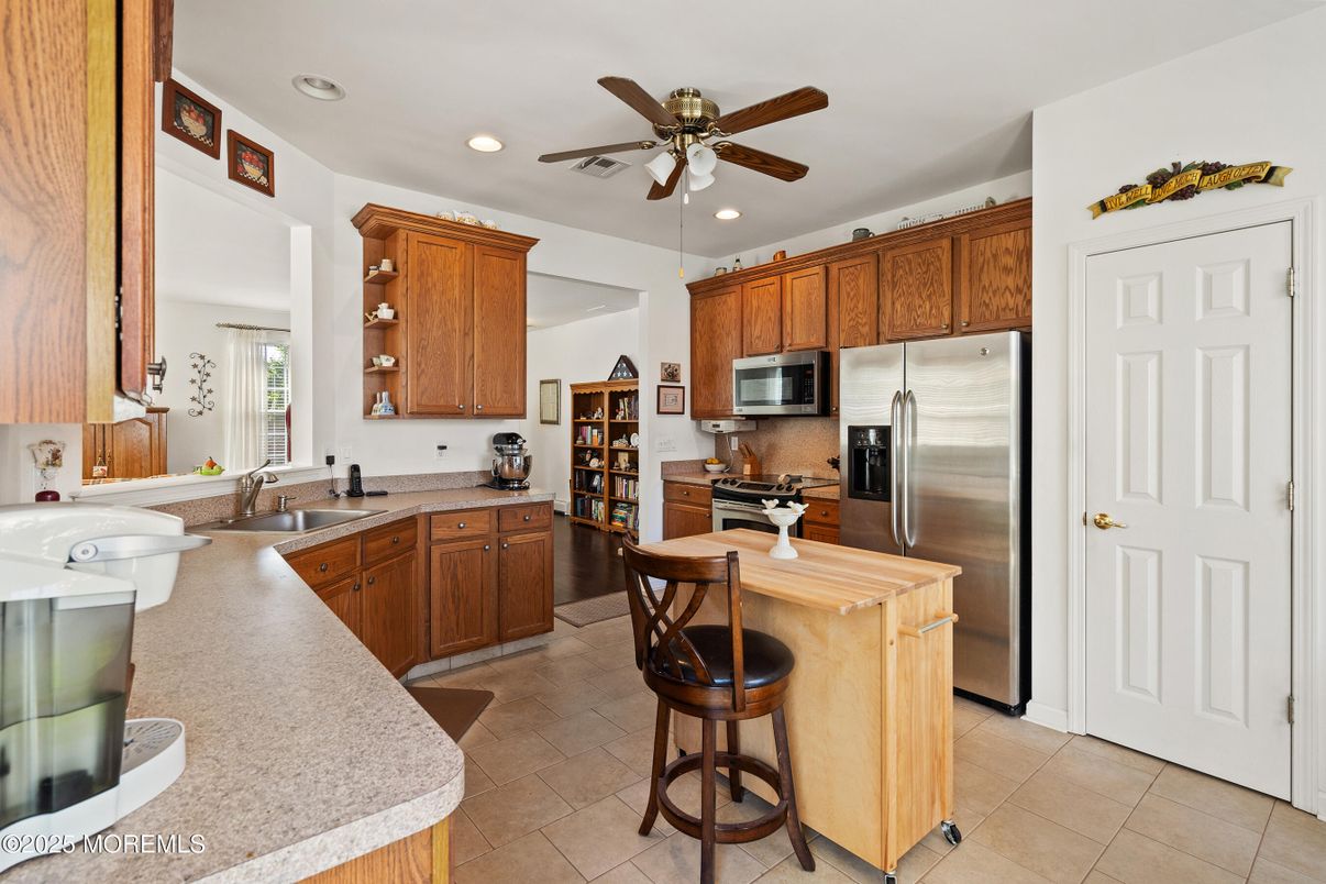 Interior, Kitchen, Recessed Lighting, Stainless Steel Appliances