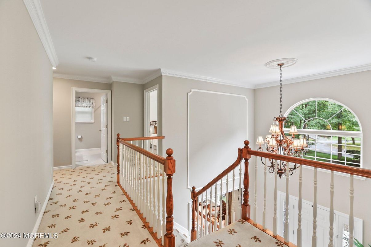 Chandelier, Interior