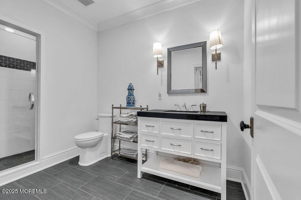 Bathroom, Interior, Wood Texture Flooring