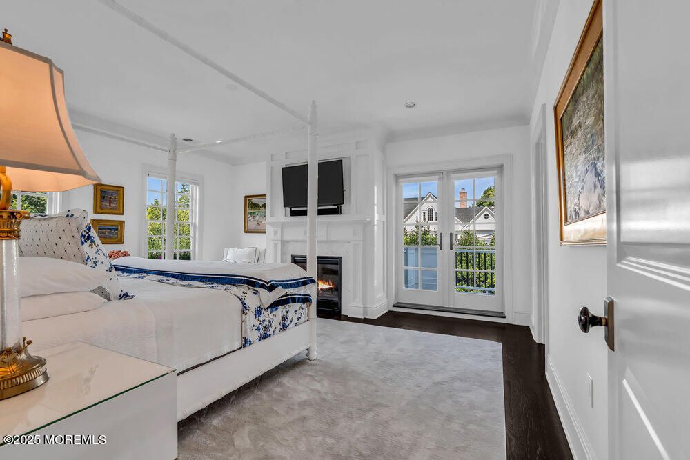 Bedroom, Fireplace, Interior