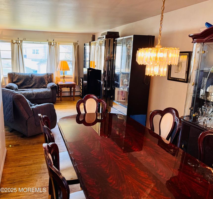 Chandelier, Dining room, Interior, Living room, Wood Texture Flooring