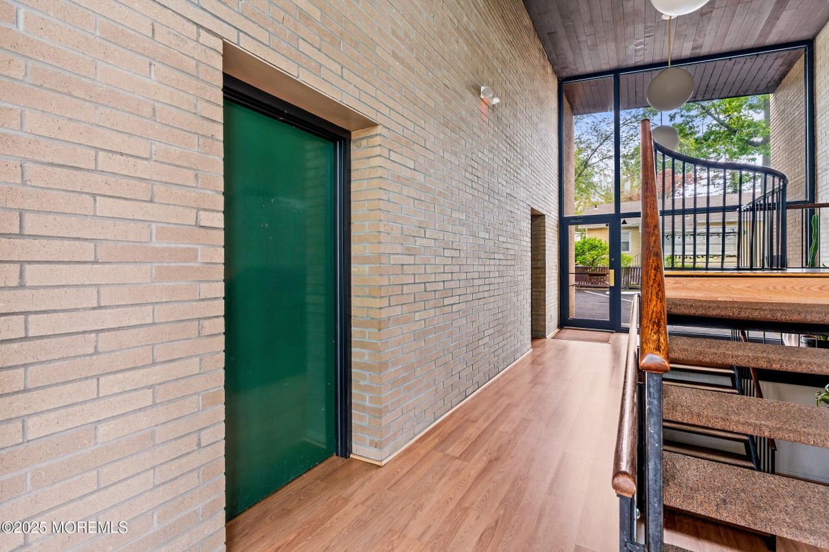 Exterior, Interior, Stone Walls, Wood Texture Flooring