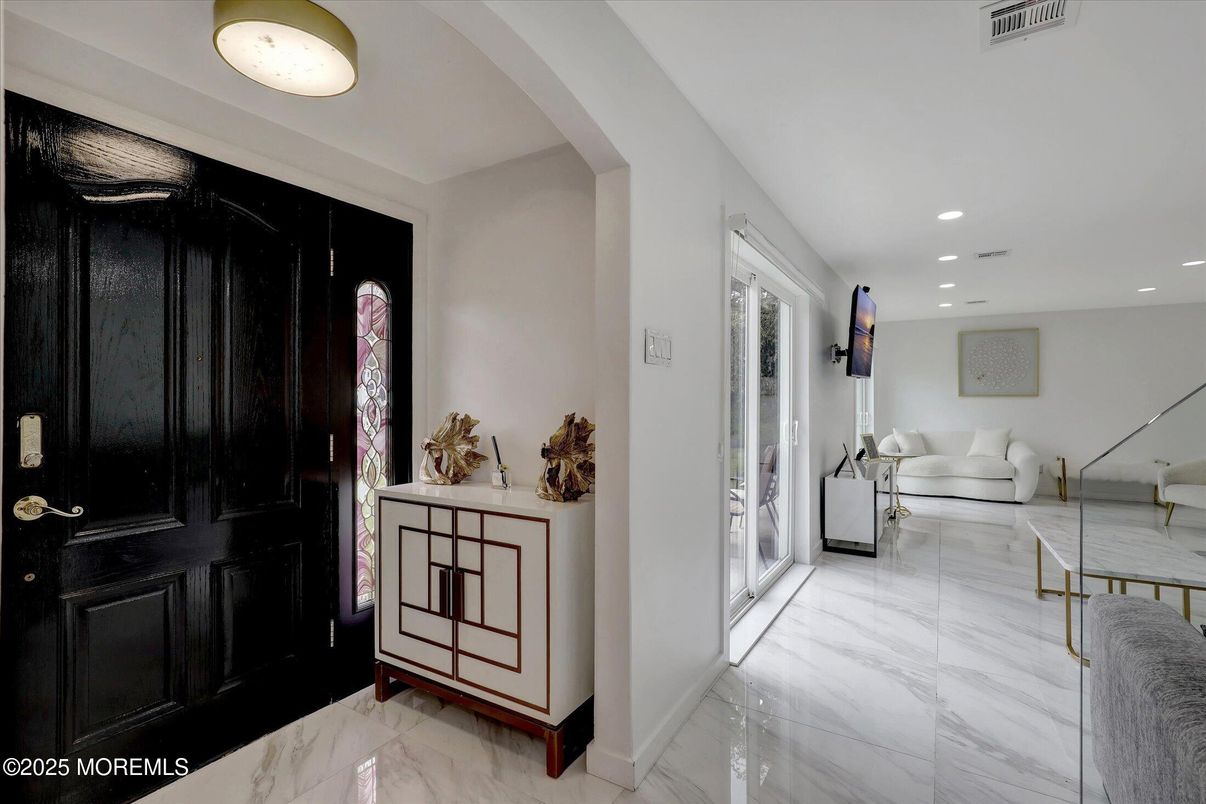 Interior, Marble, Recessed Lighting