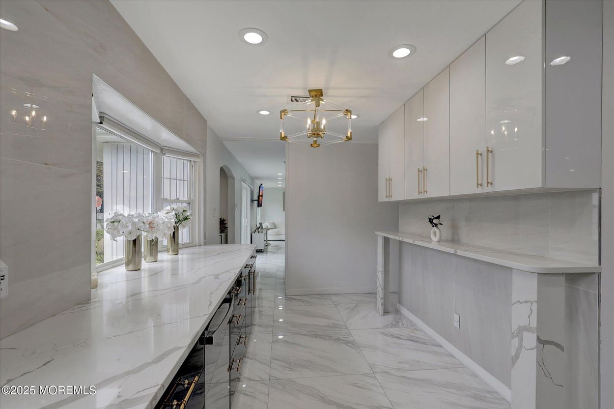 Interior, Marble, Pendant Lights, Recessed Lighting