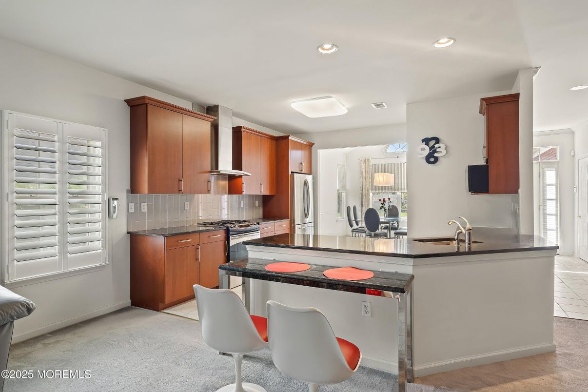 Interior, Kitchen, Recessed Lighting, Stainless Steel Appliances